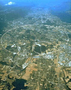 Αεροφωτογραφία του CERN