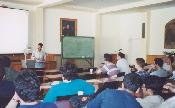 G. Mandal lecturing